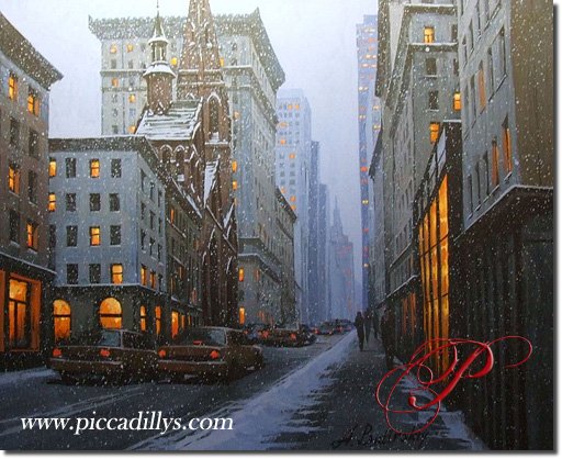 Fifth Avenue Flurries By Alexei Butirskiy