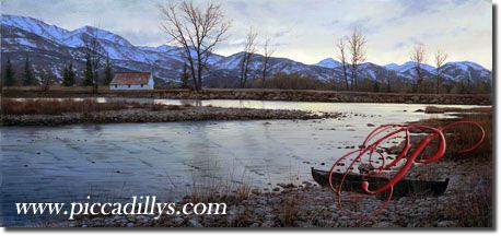 North Fork Creek original By Alexei Butirskiy 