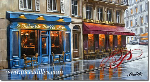 Le Bistro Des Halles By Alexei Butirskiy