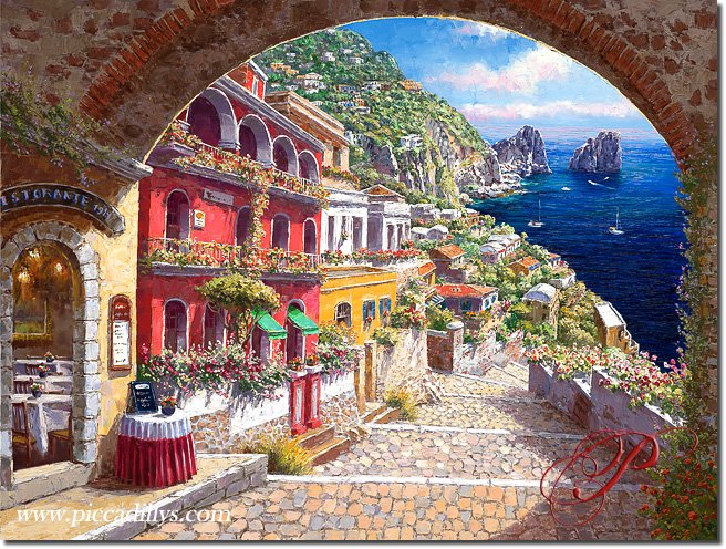 Archway to Capri By Sam Park 