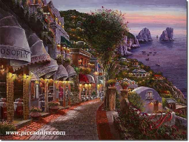 Evening in Capri By Sam Park