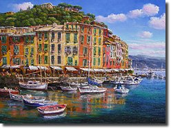 Portofino Reflections By Sam Park