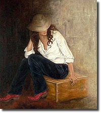 Red Boots Daughter By Erica Hopper